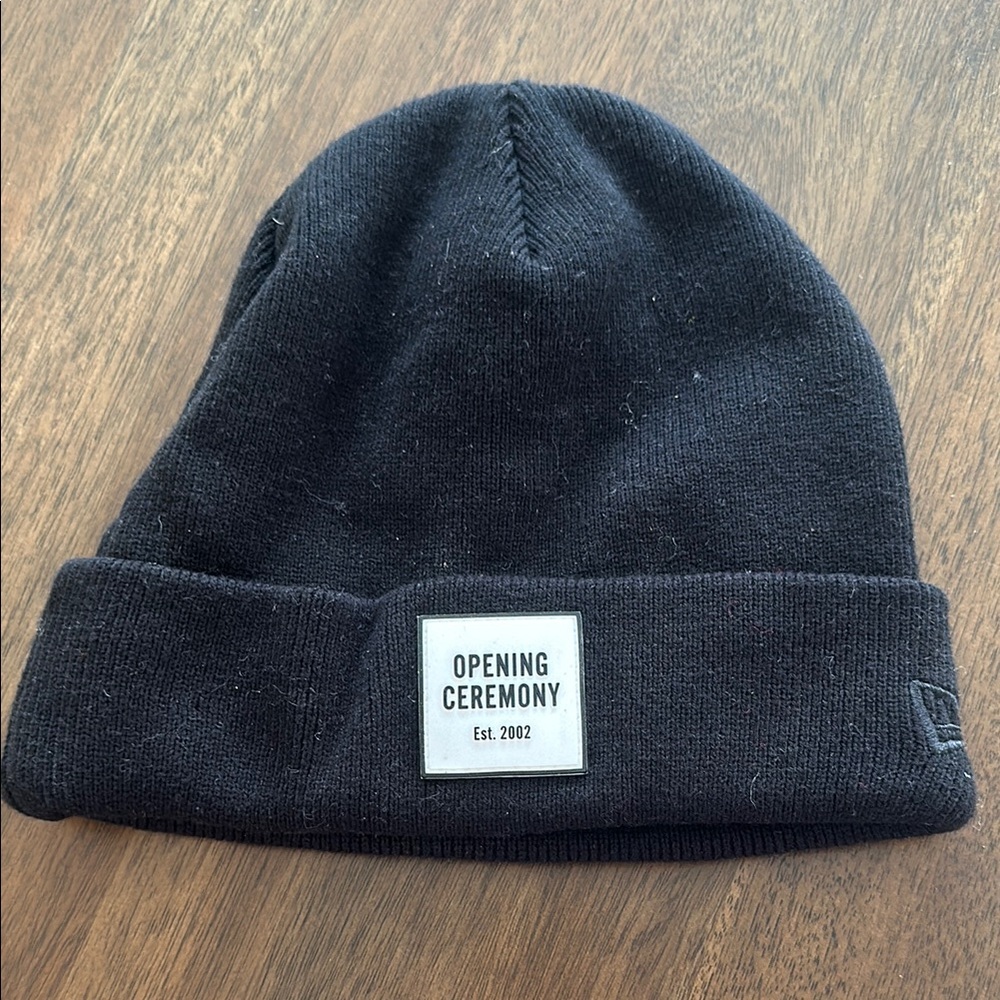 Opening Ceremony Black Beanie